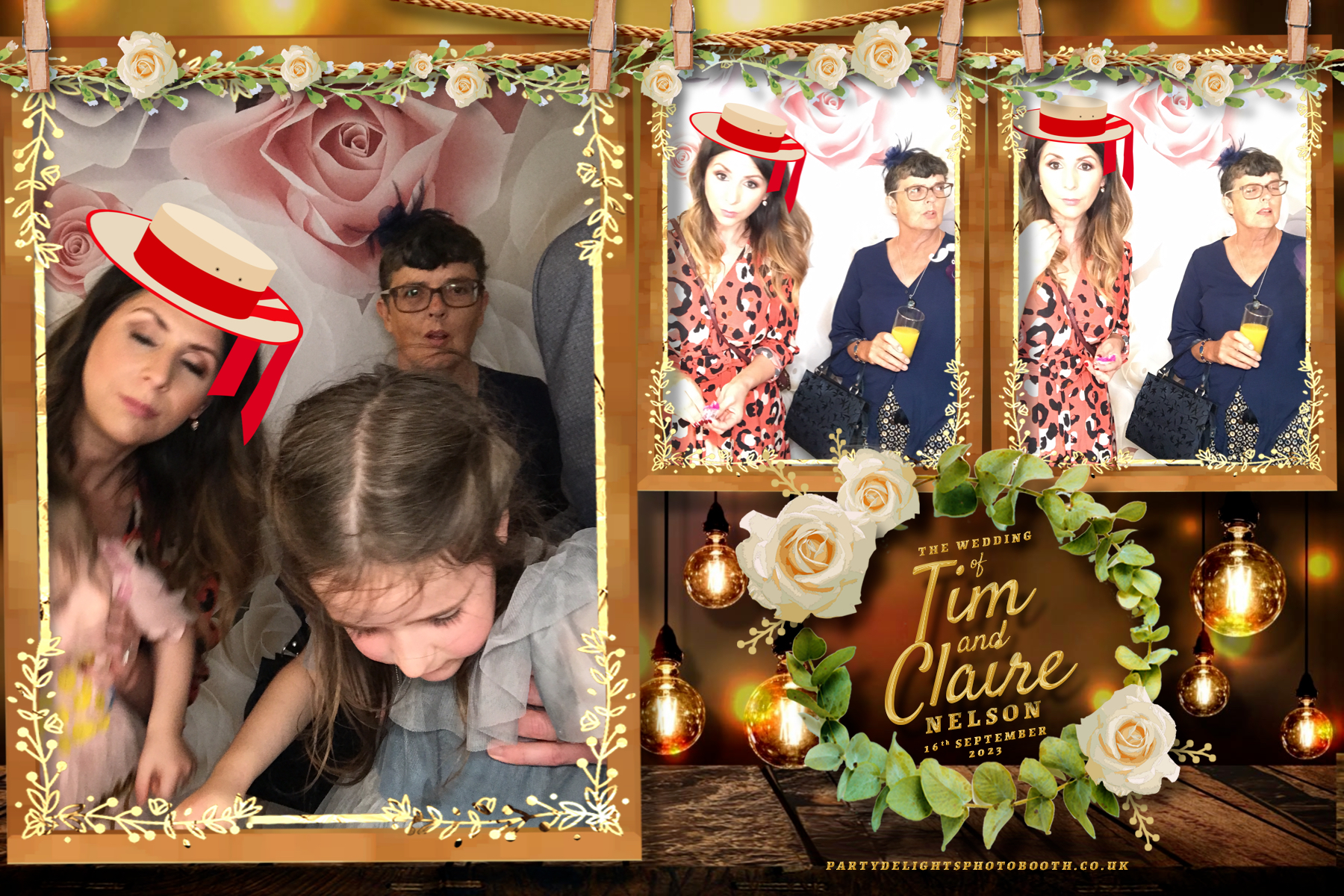 Tim & Claire’s wedding | View more photos from the event at gallery.partydelightsphotobooth.co.uk/u/PartyDelightsPhotoBooth/Tim-Claire’s-wedding