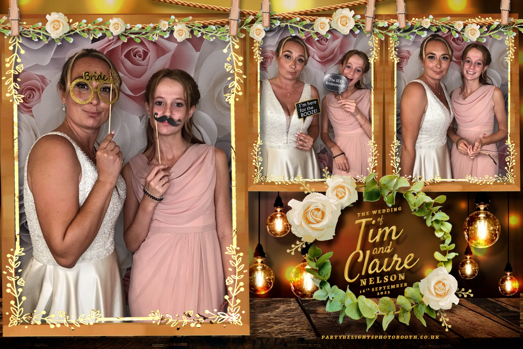 Tim & Claire’s wedding | View more photos from the event at gallery.partydelightsphotobooth.co.uk/u/PartyDelightsPhotoBooth/Tim-Claire’s-wedding