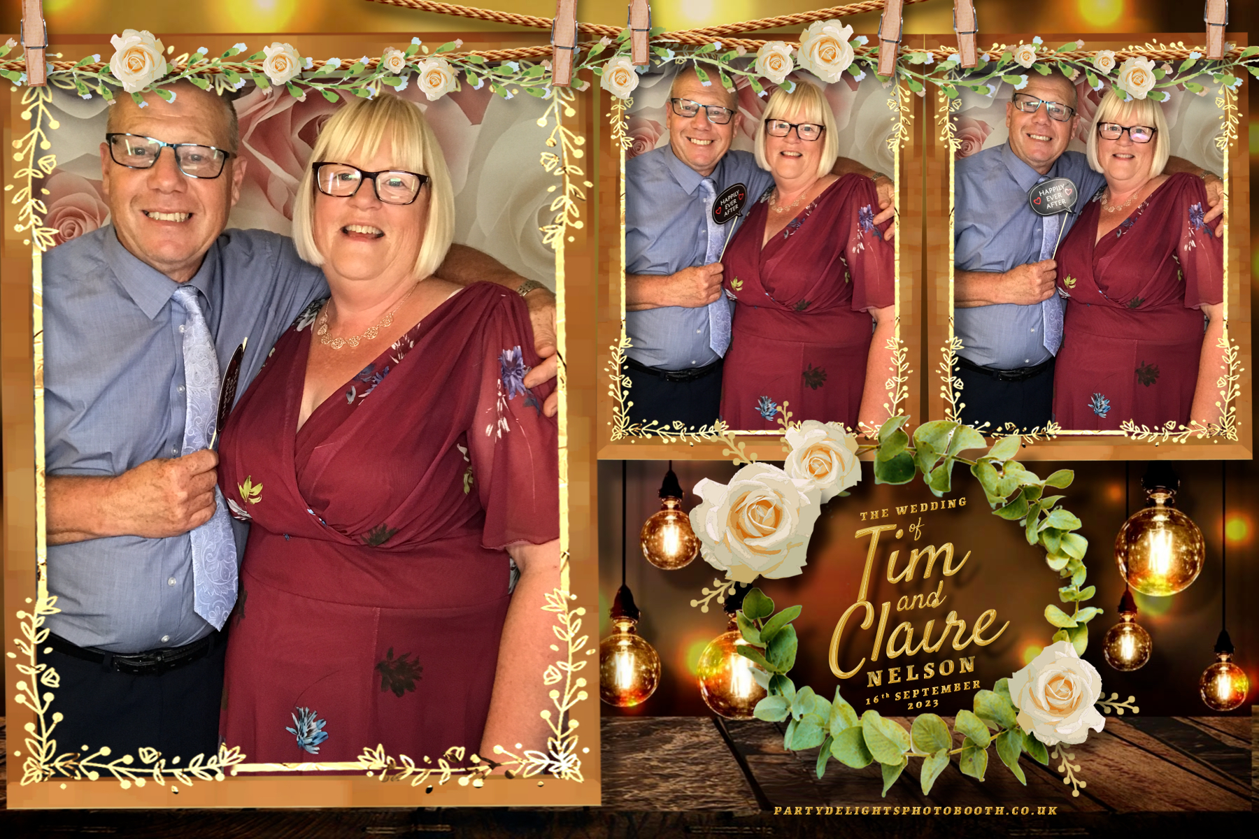 Tim & Claire’s wedding | View more photos from the event at gallery.partydelightsphotobooth.co.uk/u/PartyDelightsPhotoBooth/Tim-Claire’s-wedding
