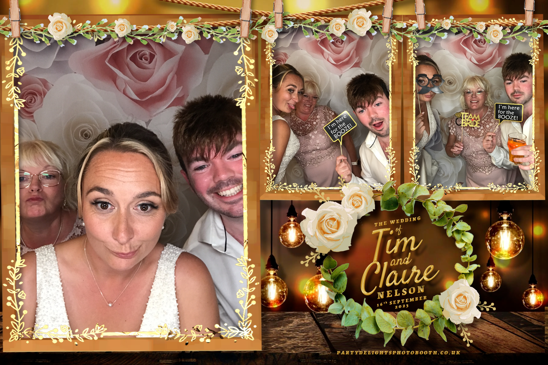Tim & Claire’s wedding | View more photos from the event at gallery.partydelightsphotobooth.co.uk/u/PartyDelightsPhotoBooth/Tim-Claire’s-wedding
