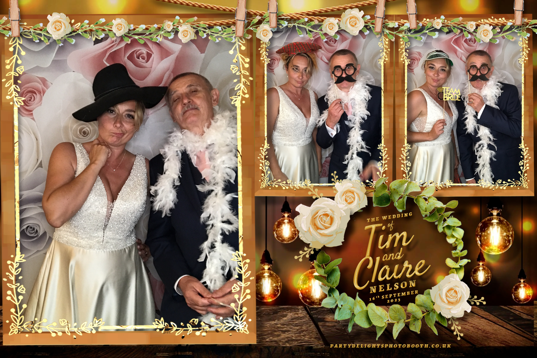 Tim & Claire’s wedding | View more photos from the event at gallery.partydelightsphotobooth.co.uk/u/PartyDelightsPhotoBooth/Tim-Claire’s-wedding