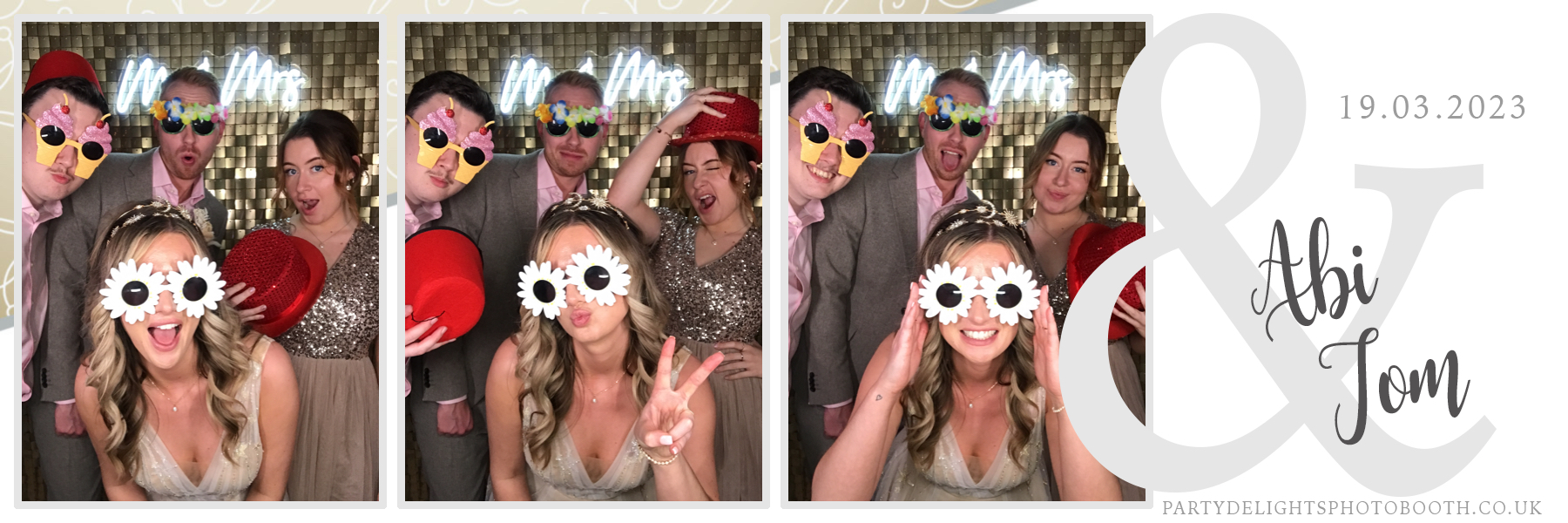 Tom & Abi’s Wedding | View more photos from the event at gallery.partydelightsphotobooth.co.uk/u/PartyDelightsPhotoBooth/Tom-Abi’s-Wedding