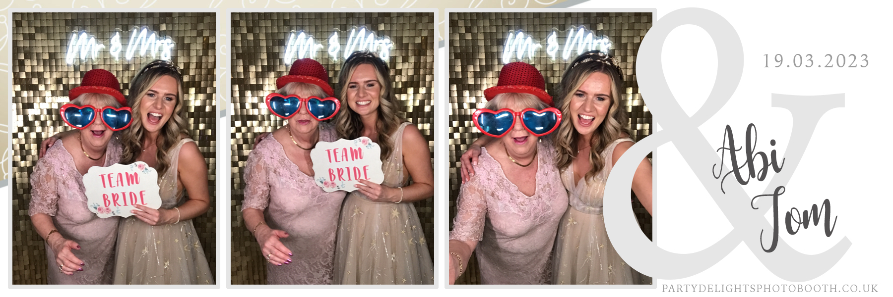 Tom & Abi’s Wedding | View more photos from the event at gallery.partydelightsphotobooth.co.uk/u/PartyDelightsPhotoBooth/Tom-Abi’s-Wedding