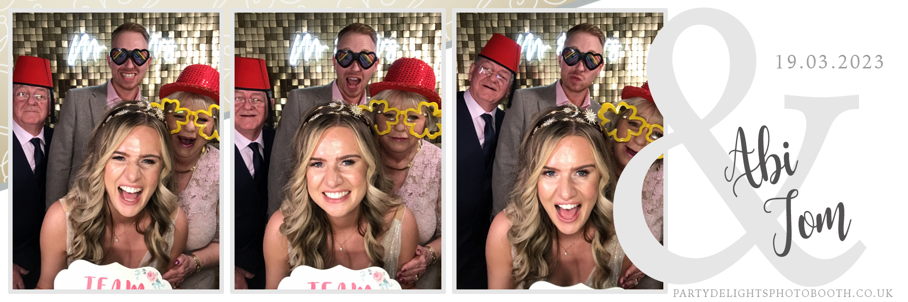 Tom & Abi’s Wedding | View more photos from the event at gallery.partydelightsphotobooth.co.uk/u/PartyDelightsPhotoBooth/Tom-Abi’s-Wedding