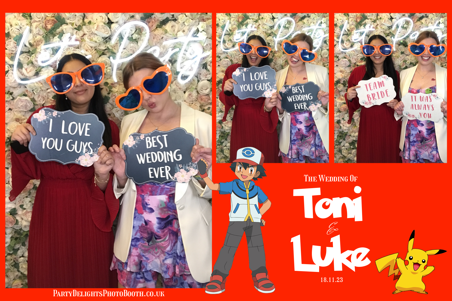 Toni and Luke's Wedding | View more photos from the event at gallery.partydelightsphotobooth.co.uk/u/PartyDelightsPhotoBooth/Toni-and-Lukes-Wedding