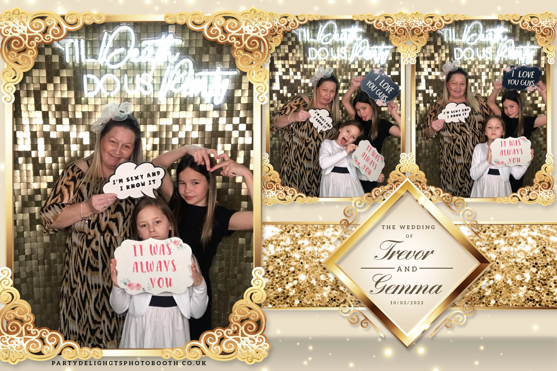 Trevor and Gemma's wedding | View more photos from the event at gallery.partydelightsphotobooth.co.uk/u/PartyDelightsPhotoBooth/Trevor-and-Gemmas-wedding