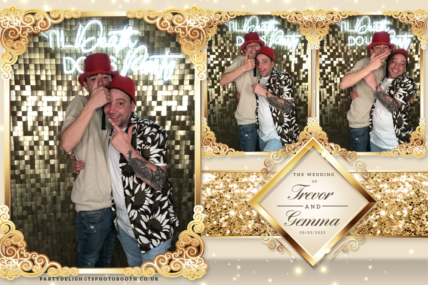 Trevor and Gemma's wedding | View more photos from the event at gallery.partydelightsphotobooth.co.uk/u/PartyDelightsPhotoBooth/Trevor-and-Gemmas-wedding