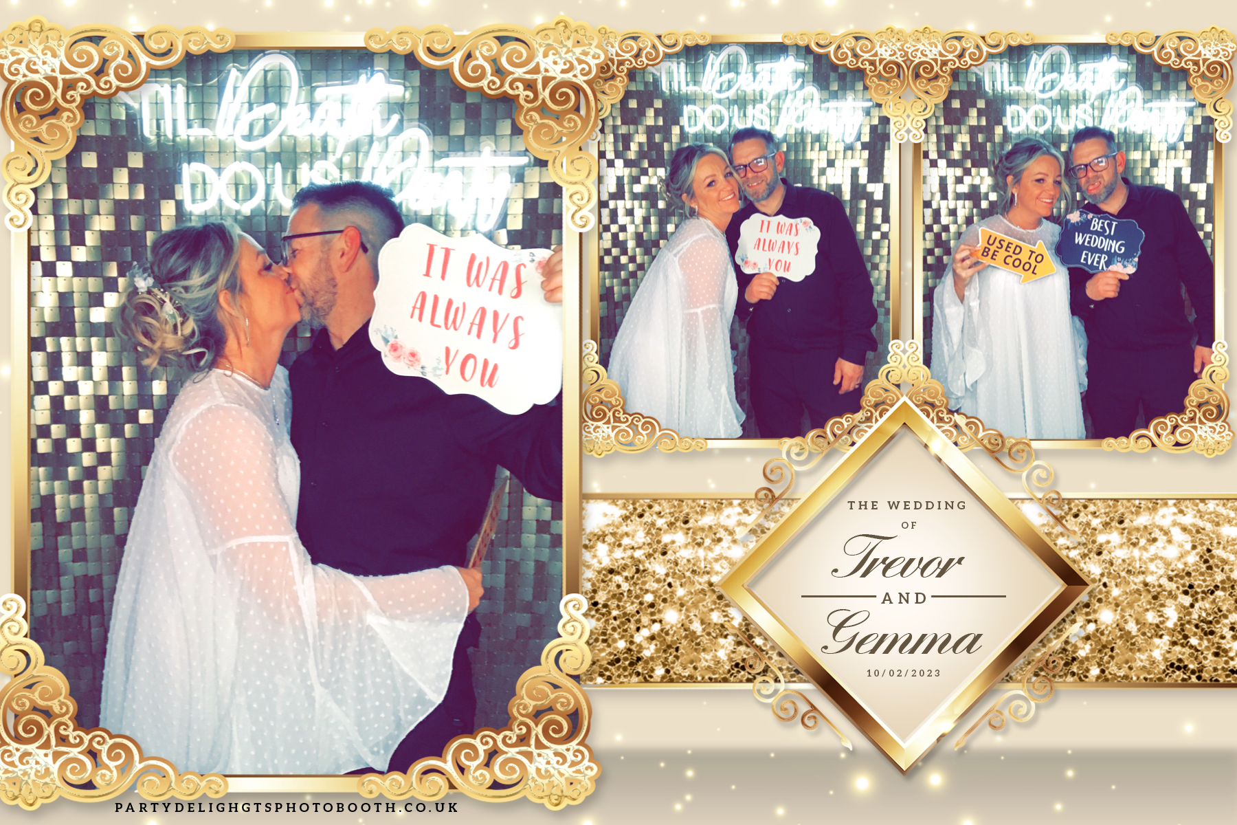 Trevor and Gemma's wedding | View more photos from the event at gallery.partydelightsphotobooth.co.uk/u/PartyDelightsPhotoBooth/Trevor-and-Gemmas-wedding
