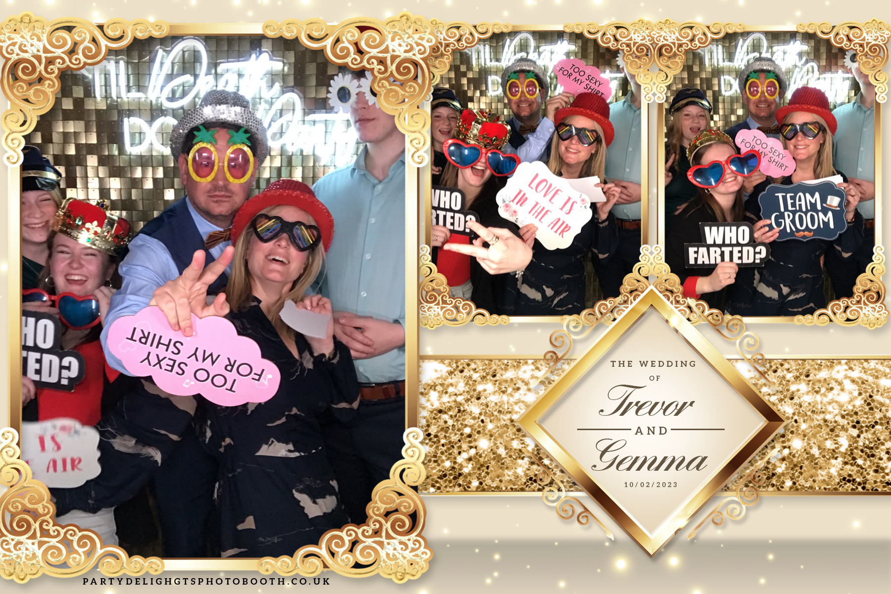 Trevor and Gemma's wedding | View more photos from the event at gallery.partydelightsphotobooth.co.uk/u/PartyDelightsPhotoBooth/Trevor-and-Gemmas-wedding