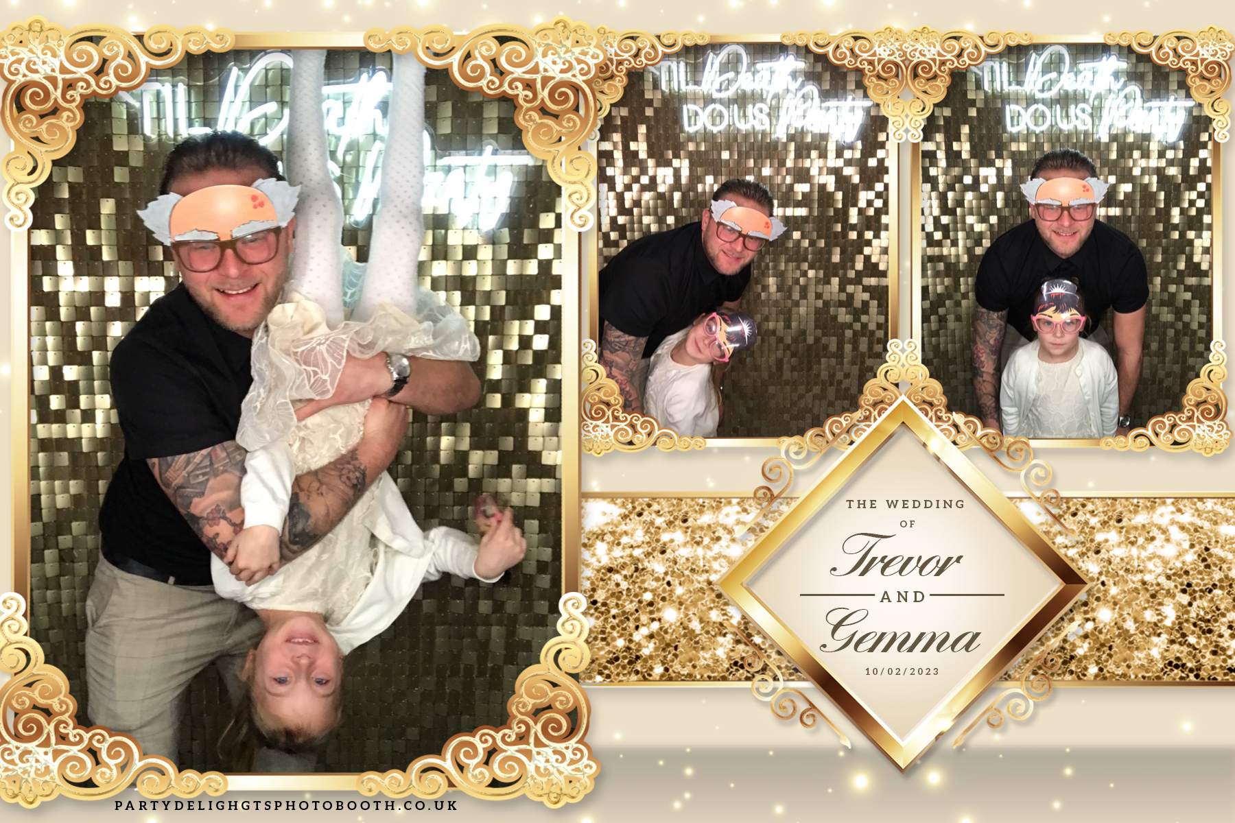 Trevor and Gemma's wedding | View more photos from the event at gallery.partydelightsphotobooth.co.uk/u/PartyDelightsPhotoBooth/Trevor-and-Gemmas-wedding