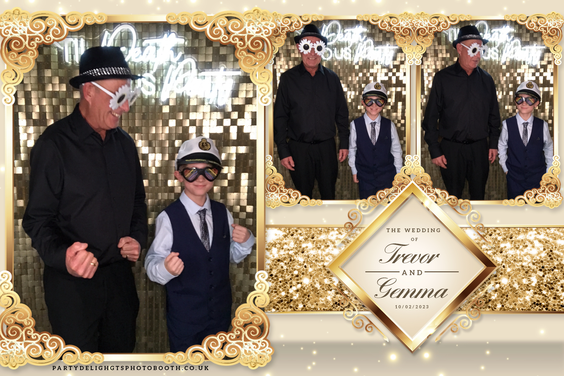 Trevor and Gemma's wedding | View more photos from the event at gallery.partydelightsphotobooth.co.uk/u/PartyDelightsPhotoBooth/Trevor-and-Gemmas-wedding