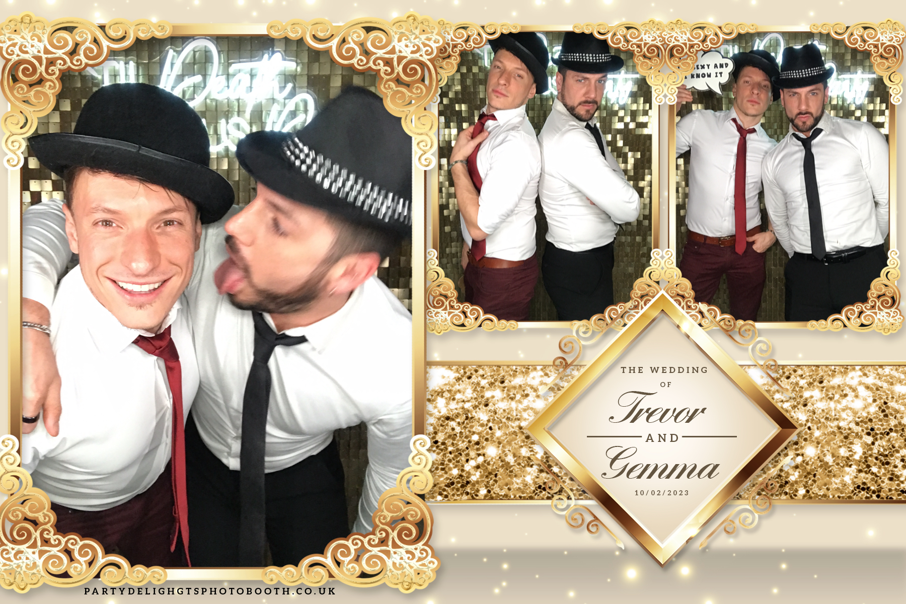 Trevor and Gemma's wedding | View more photos from the event at gallery.partydelightsphotobooth.co.uk/u/PartyDelightsPhotoBooth/Trevor-and-Gemmas-wedding