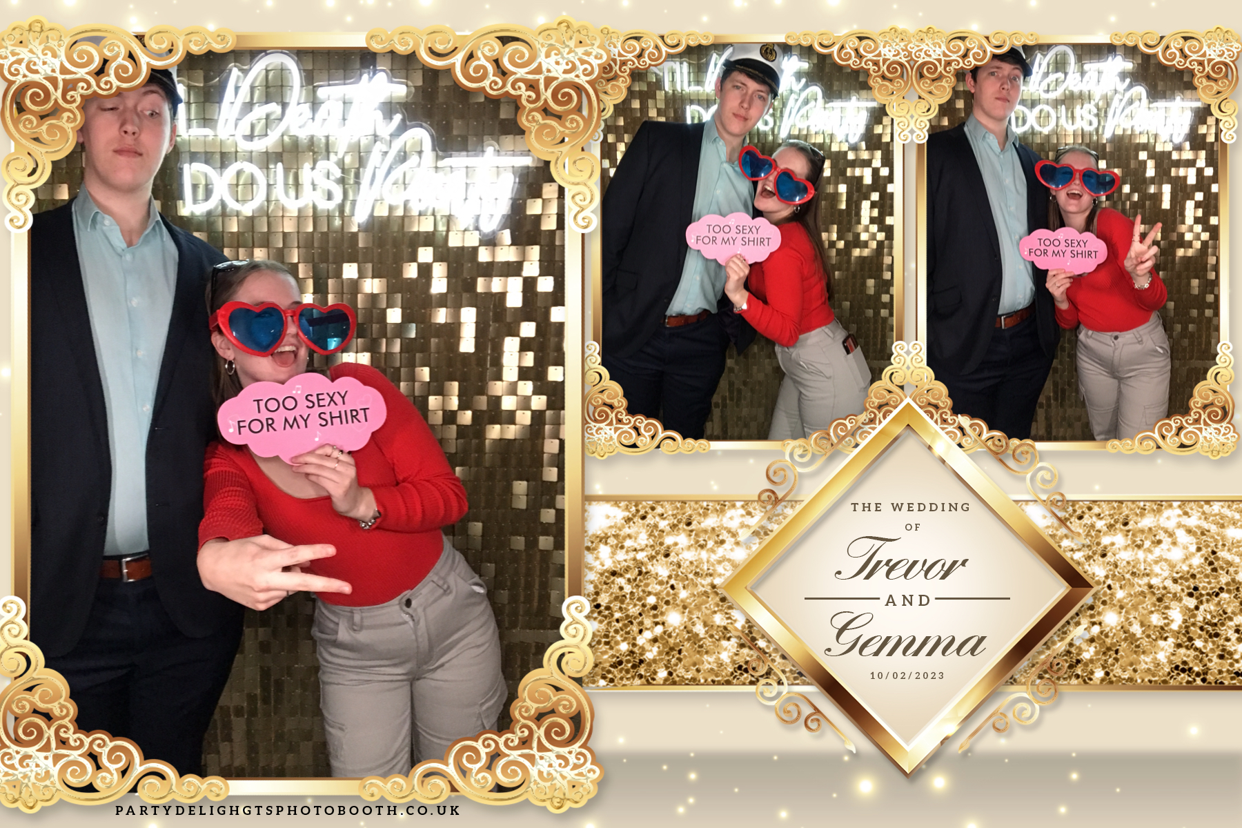 Trevor and Gemma's wedding | View more photos from the event at gallery.partydelightsphotobooth.co.uk/u/PartyDelightsPhotoBooth/Trevor-and-Gemmas-wedding