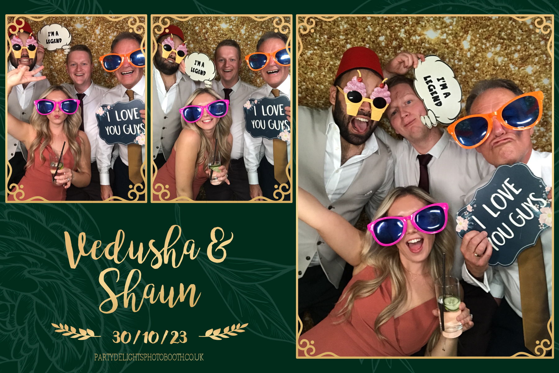 Vedusha & Shaun's Wedding | View more photos from the event at gallery.partydelightsphotobooth.co.uk/u/PartyDelightsPhotoBooth/Vedusha-Shauns-Wedding