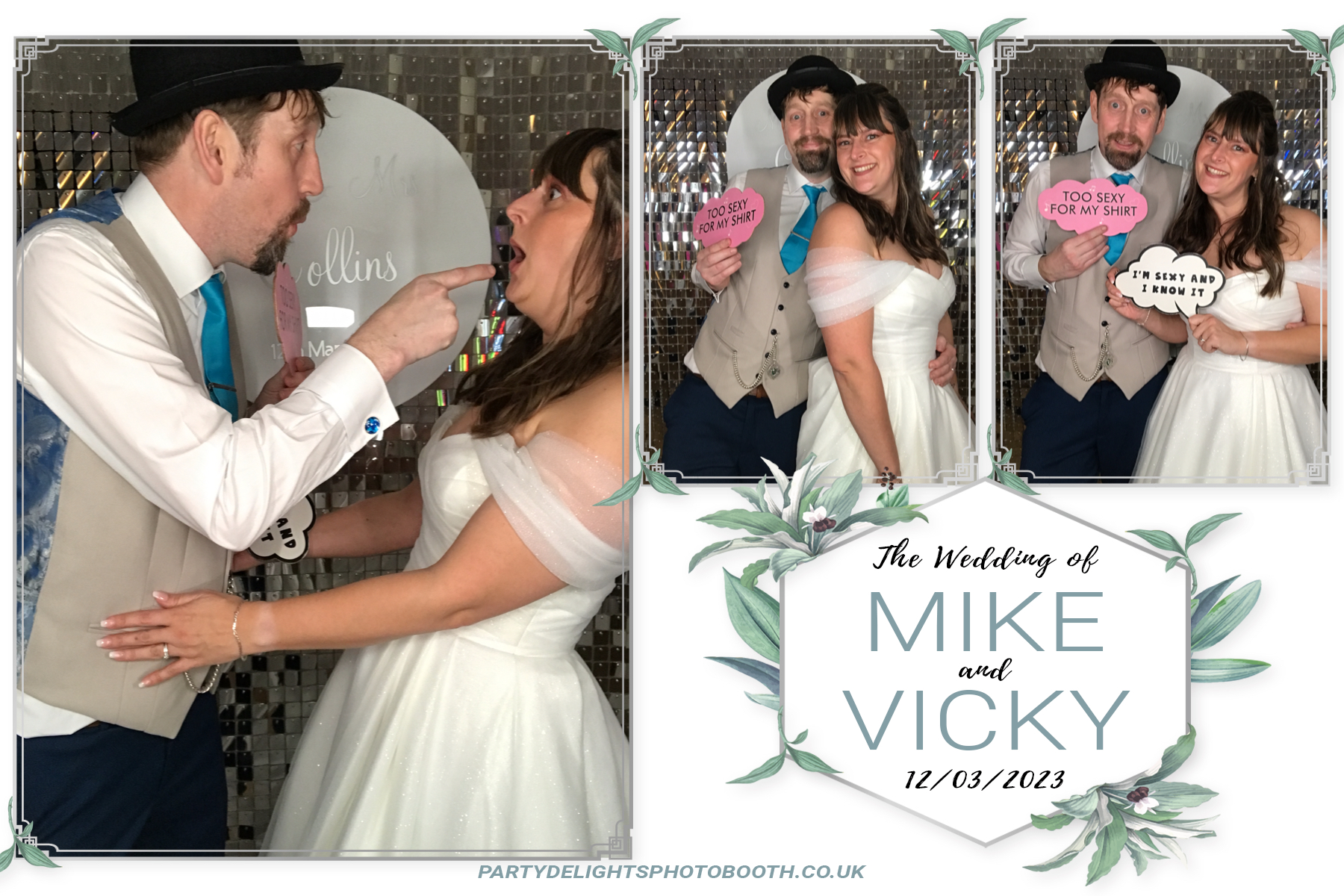 Victoria and Michael's Wedding | View more photos from the event at gallery.partydelightsphotobooth.co.uk/u/PartyDelightsPhotoBooth/Victoria-and-Michaels-Wedding