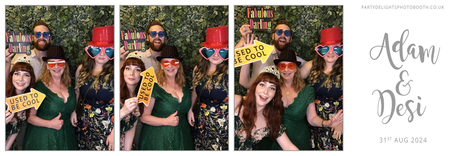 Adam & Desi's Wedding | View more photos from the event at gallery.partydelightsphotobooth.co.uk/u/PartyDelightsPhotoBooth/Adam-Desis-Wedding