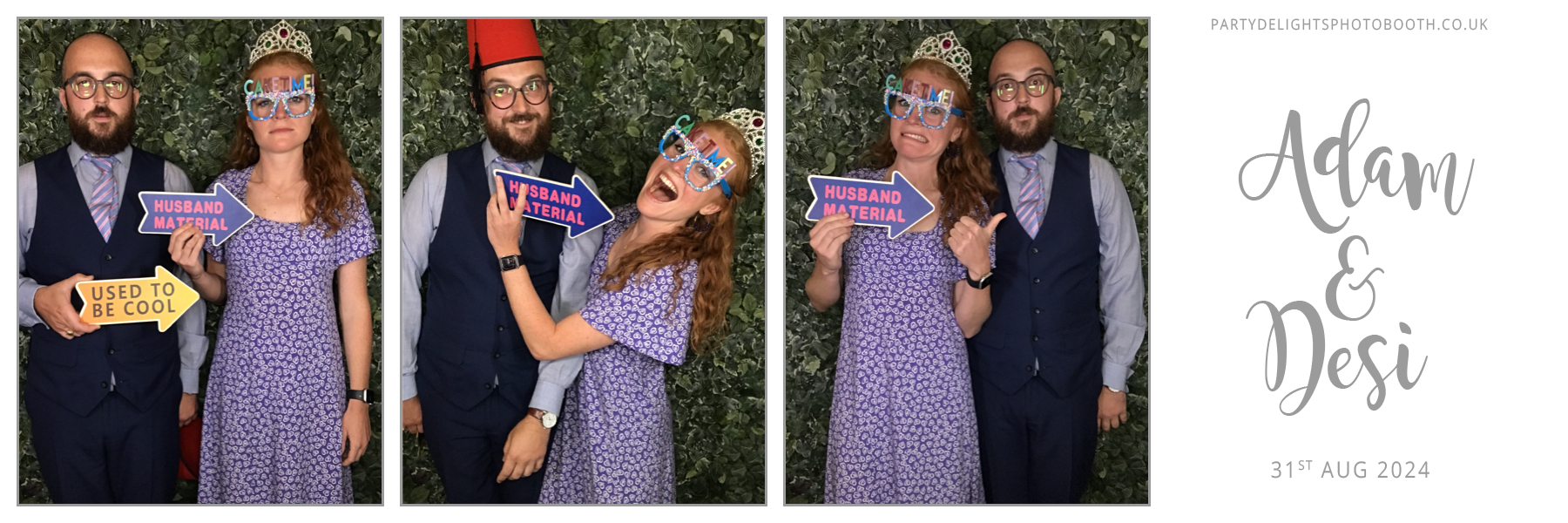 Adam & Desi's Wedding | View more photos from the event at gallery.partydelightsphotobooth.co.uk/u/PartyDelightsPhotoBooth/Adam-Desis-Wedding