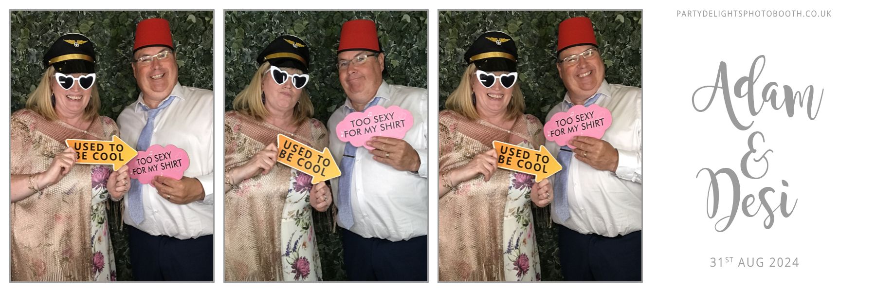Adam & Desi's Wedding | View more photos from the event at gallery.partydelightsphotobooth.co.uk/u/PartyDelightsPhotoBooth/Adam-Desis-Wedding