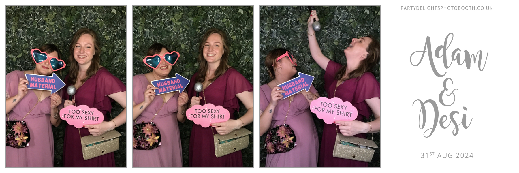 Adam & Desi's Wedding | View more photos from the event at gallery.partydelightsphotobooth.co.uk/u/PartyDelightsPhotoBooth/Adam-Desis-Wedding