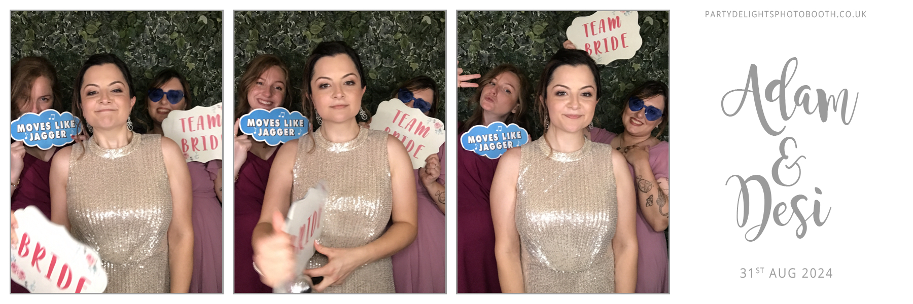 Adam & Desi's Wedding | View more photos from the event at gallery.partydelightsphotobooth.co.uk/u/PartyDelightsPhotoBooth/Adam-Desis-Wedding