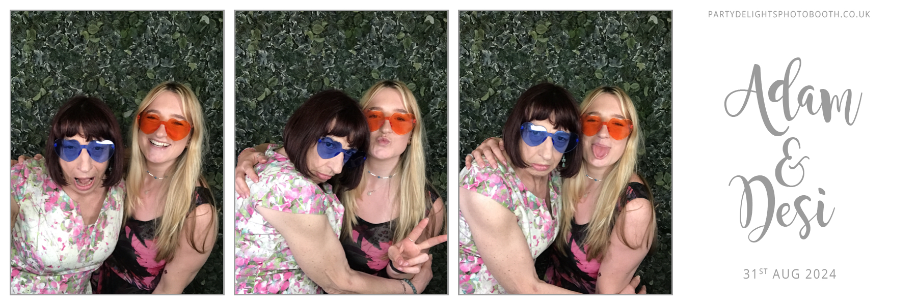 Adam & Desi's Wedding | View more photos from the event at gallery.partydelightsphotobooth.co.uk/u/PartyDelightsPhotoBooth/Adam-Desis-Wedding