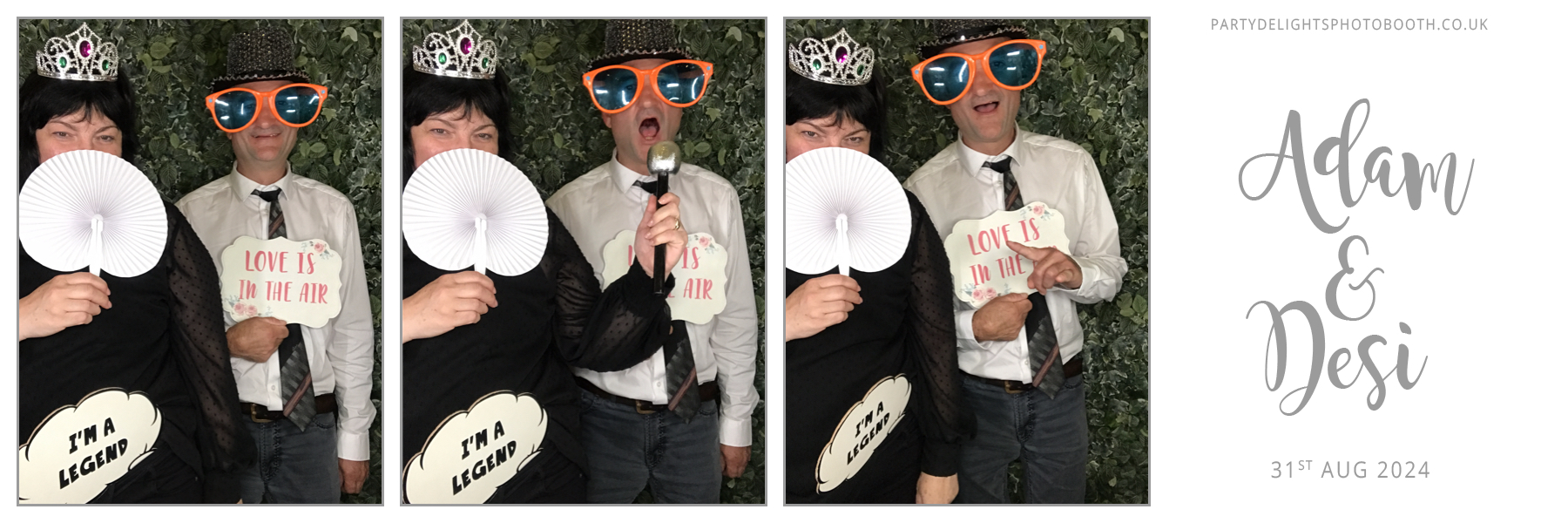 Adam & Desi's Wedding | View more photos from the event at gallery.partydelightsphotobooth.co.uk/u/PartyDelightsPhotoBooth/Adam-Desis-Wedding