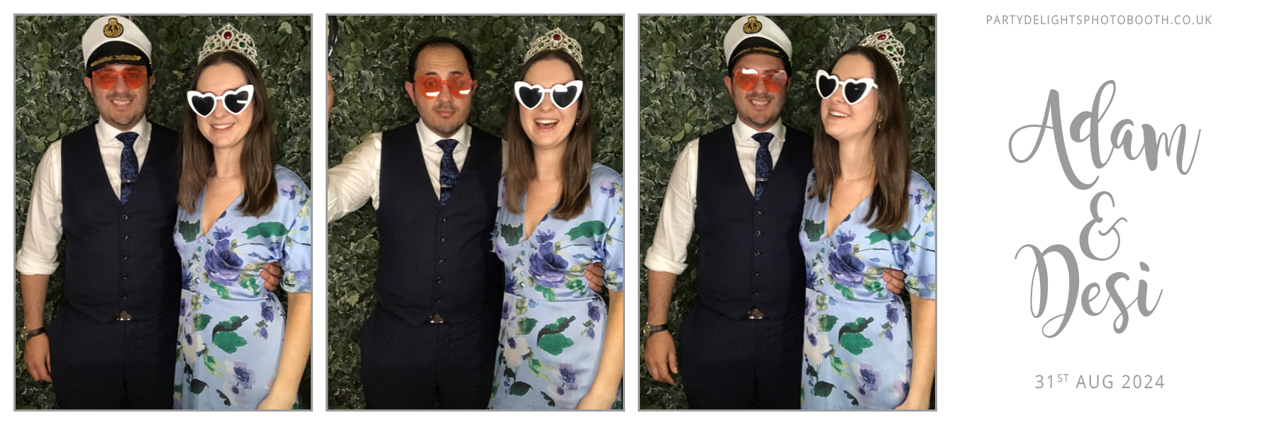Adam & Desi's Wedding | View more photos from the event at gallery.partydelightsphotobooth.co.uk/u/PartyDelightsPhotoBooth/Adam-Desis-Wedding