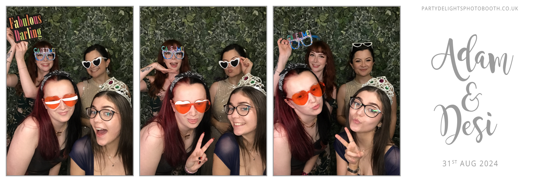 Adam & Desi's Wedding | View more photos from the event at gallery.partydelightsphotobooth.co.uk/u/PartyDelightsPhotoBooth/Adam-Desis-Wedding