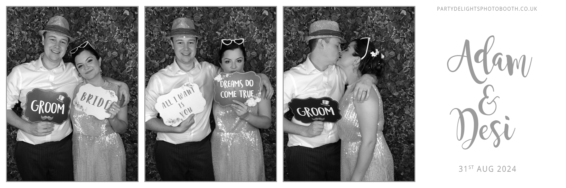 Adam & Desi's Wedding | View more photos from the event at gallery.partydelightsphotobooth.co.uk/u/PartyDelightsPhotoBooth/Adam-Desis-Wedding