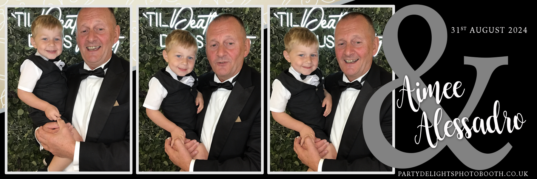 Aimee & Alex's Wedding | View more photos from the event at gallery.partydelightsphotobooth.co.uk/u/PartyDelightsPhotoBooth/Aimee-Alexs-Wedding