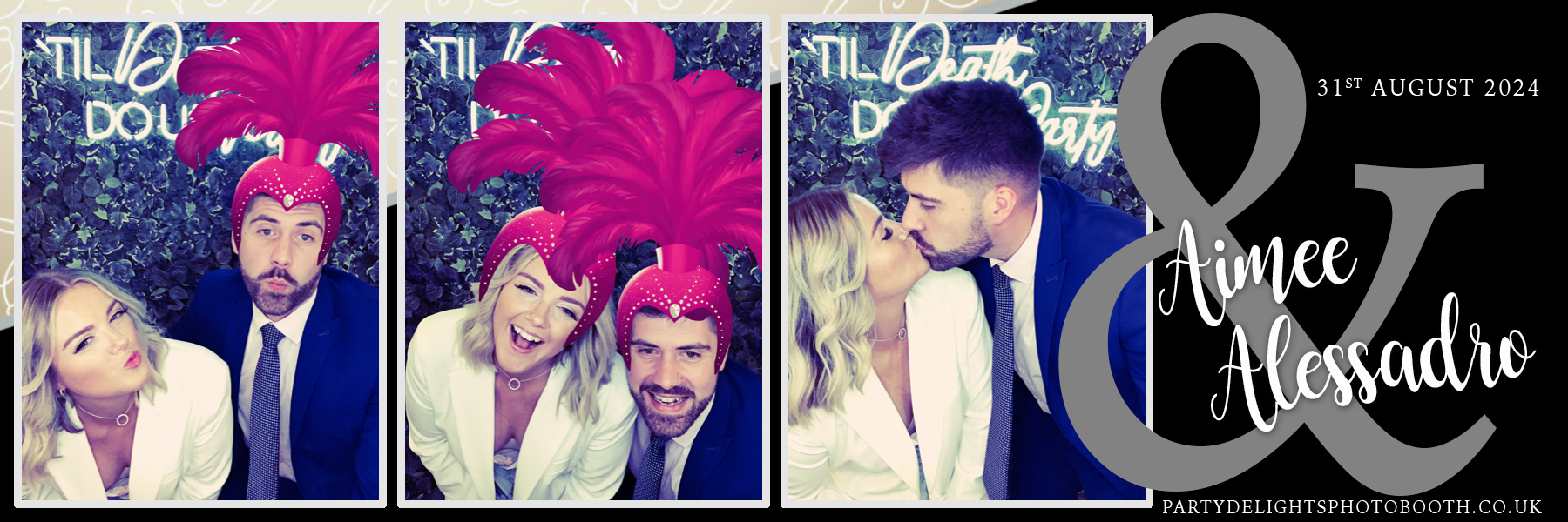 Aimee & Alex's Wedding | View more photos from the event at gallery.partydelightsphotobooth.co.uk/u/PartyDelightsPhotoBooth/Aimee-Alexs-Wedding