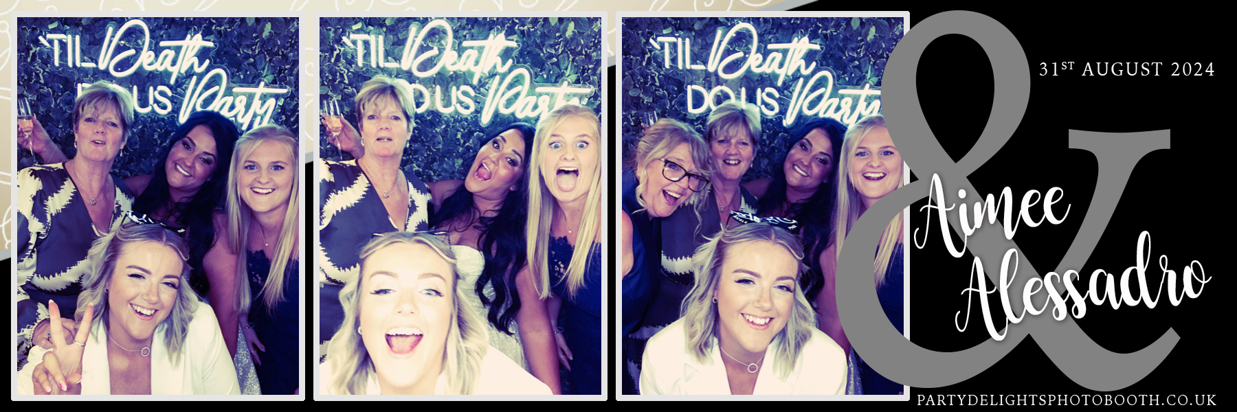 Aimee & Alex's Wedding | View more photos from the event at gallery.partydelightsphotobooth.co.uk/u/PartyDelightsPhotoBooth/Aimee-Alexs-Wedding