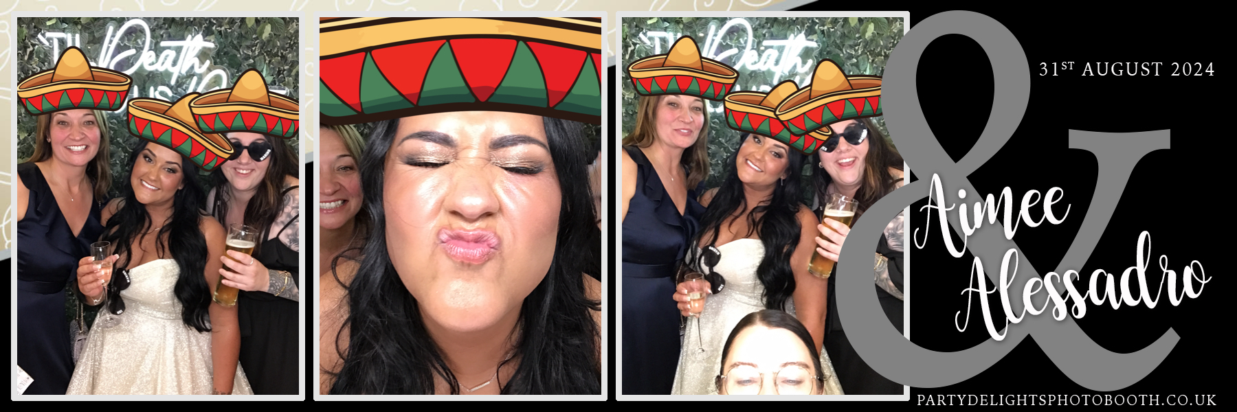 Aimee & Alex's Wedding | View more photos from the event at gallery.partydelightsphotobooth.co.uk/u/PartyDelightsPhotoBooth/Aimee-Alexs-Wedding
