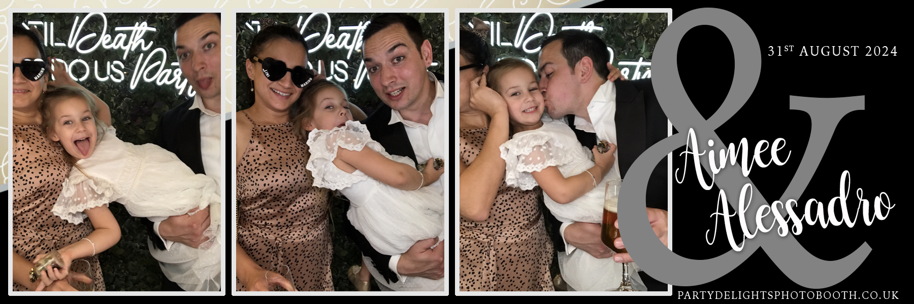 Aimee & Alex's Wedding | View more photos from the event at gallery.partydelightsphotobooth.co.uk/u/PartyDelightsPhotoBooth/Aimee-Alexs-Wedding