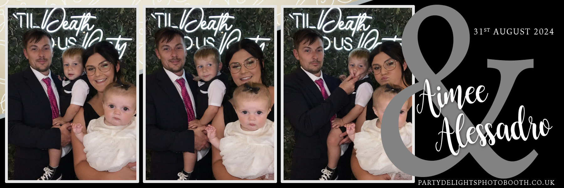 Aimee & Alex's Wedding | View more photos from the event at gallery.partydelightsphotobooth.co.uk/u/PartyDelightsPhotoBooth/Aimee-Alexs-Wedding