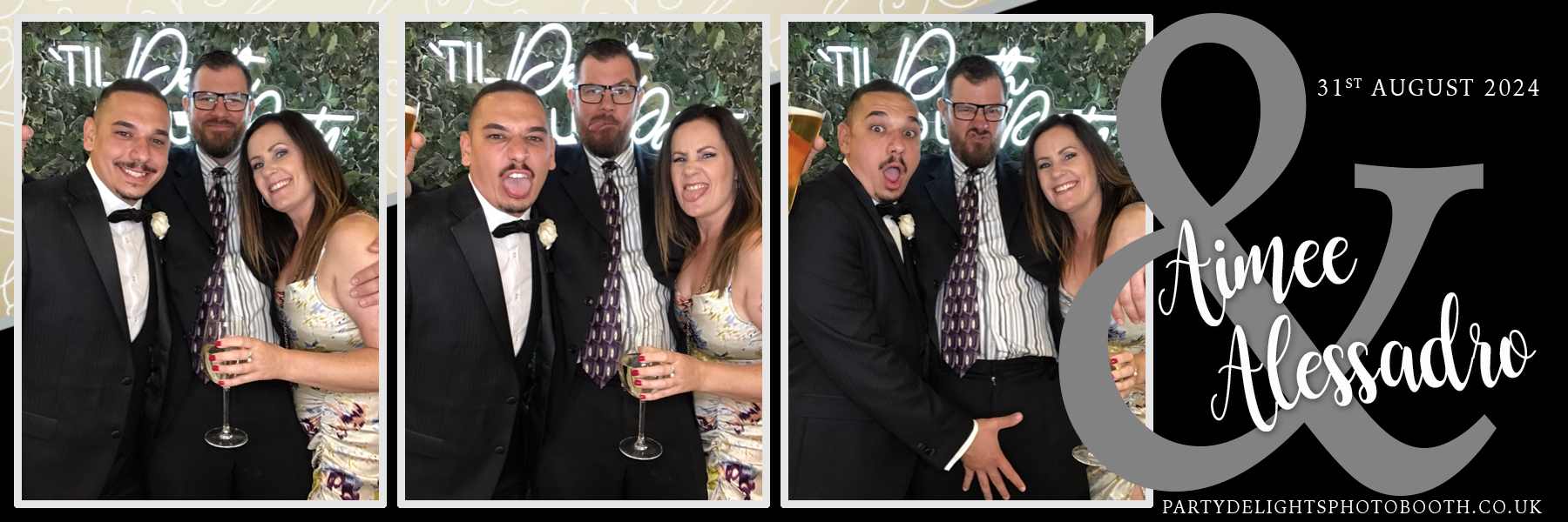 Aimee & Alex's Wedding | View more photos from the event at gallery.partydelightsphotobooth.co.uk/u/PartyDelightsPhotoBooth/Aimee-Alexs-Wedding