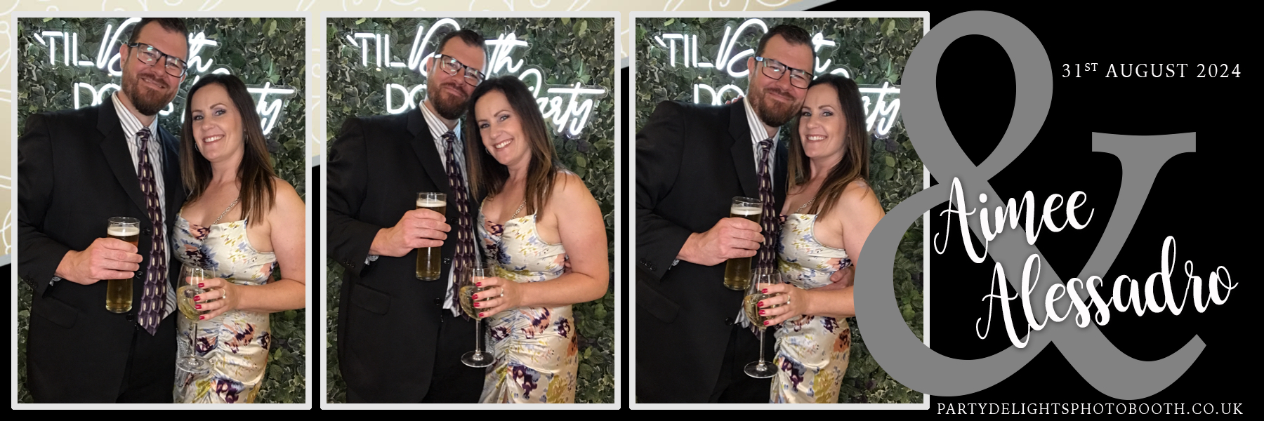 Aimee & Alex's Wedding | View more photos from the event at gallery.partydelightsphotobooth.co.uk/u/PartyDelightsPhotoBooth/Aimee-Alexs-Wedding