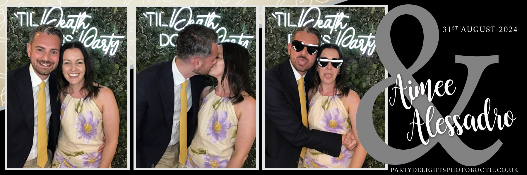 Aimee & Alex's Wedding | View more photos from the event at gallery.partydelightsphotobooth.co.uk/u/PartyDelightsPhotoBooth/Aimee-Alexs-Wedding
