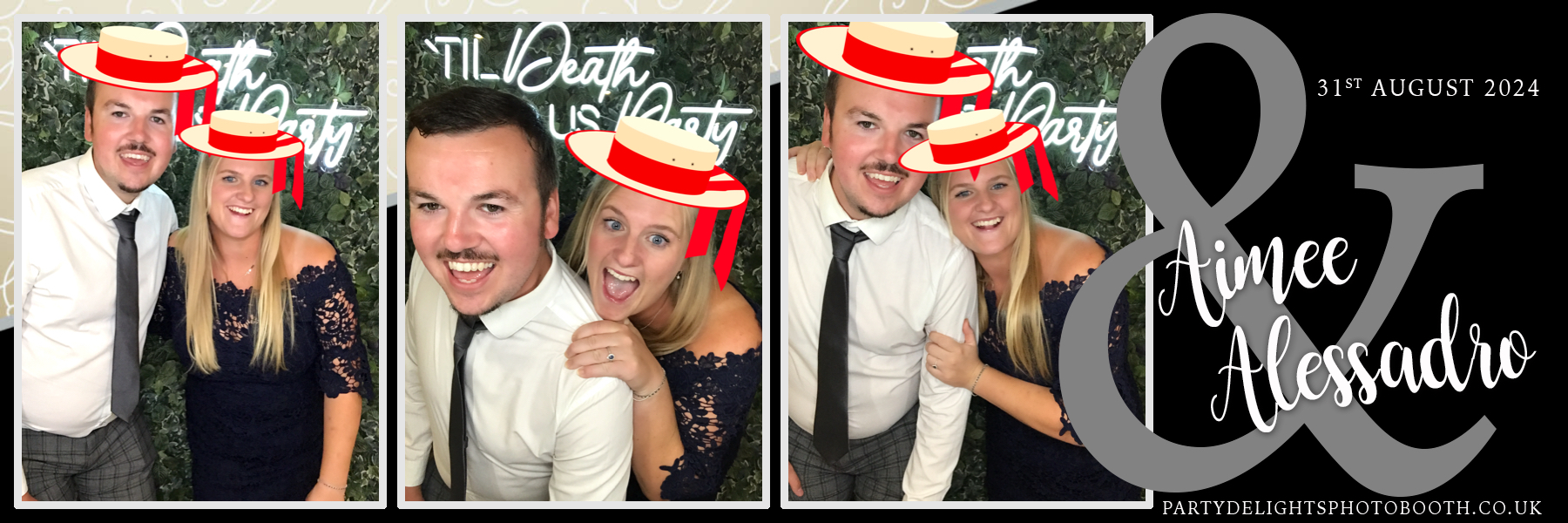 Aimee & Alex's Wedding | View more photos from the event at gallery.partydelightsphotobooth.co.uk/u/PartyDelightsPhotoBooth/Aimee-Alexs-Wedding