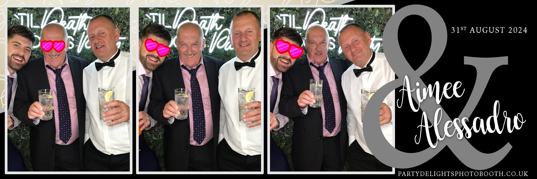 Aimee & Alex's Wedding | View more photos from the event at gallery.partydelightsphotobooth.co.uk/u/PartyDelightsPhotoBooth/Aimee-Alexs-Wedding
