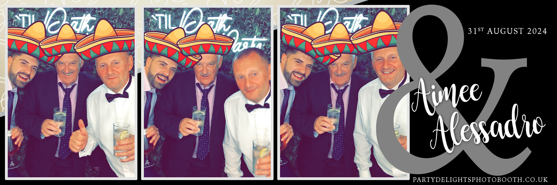 Aimee & Alex's Wedding | View more photos from the event at gallery.partydelightsphotobooth.co.uk/u/PartyDelightsPhotoBooth/Aimee-Alexs-Wedding