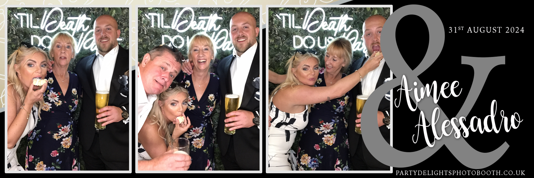 Aimee & Alex's Wedding | View more photos from the event at gallery.partydelightsphotobooth.co.uk/u/PartyDelightsPhotoBooth/Aimee-Alexs-Wedding