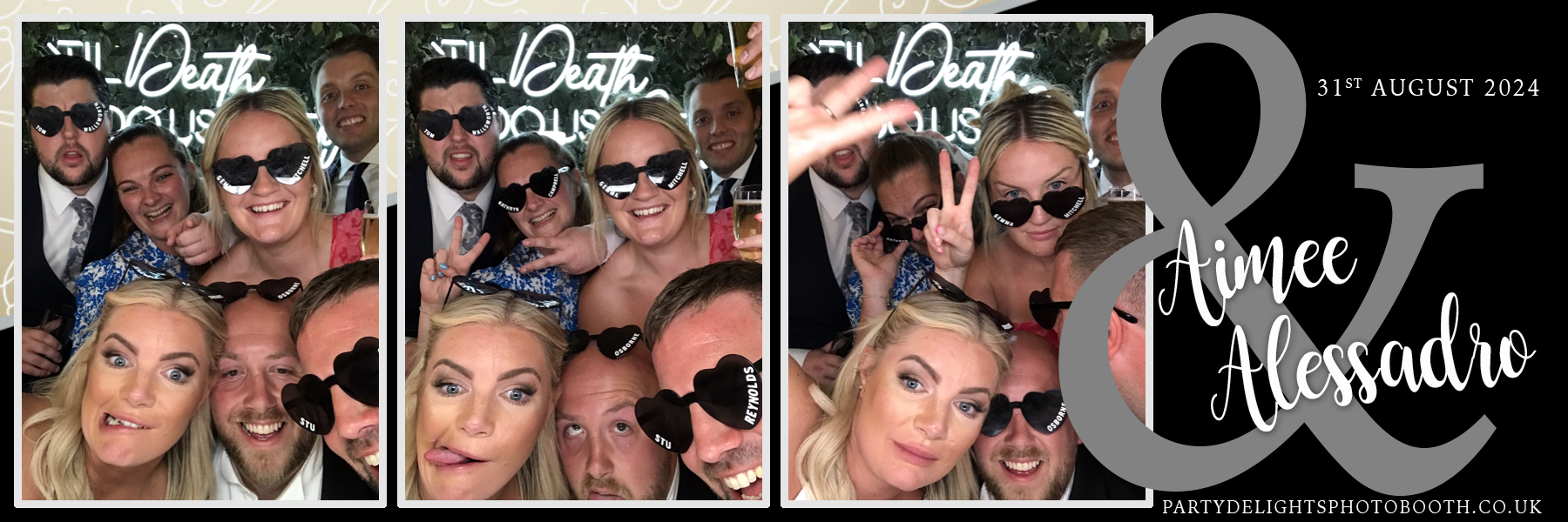Aimee & Alex's Wedding | View more photos from the event at gallery.partydelightsphotobooth.co.uk/u/PartyDelightsPhotoBooth/Aimee-Alexs-Wedding