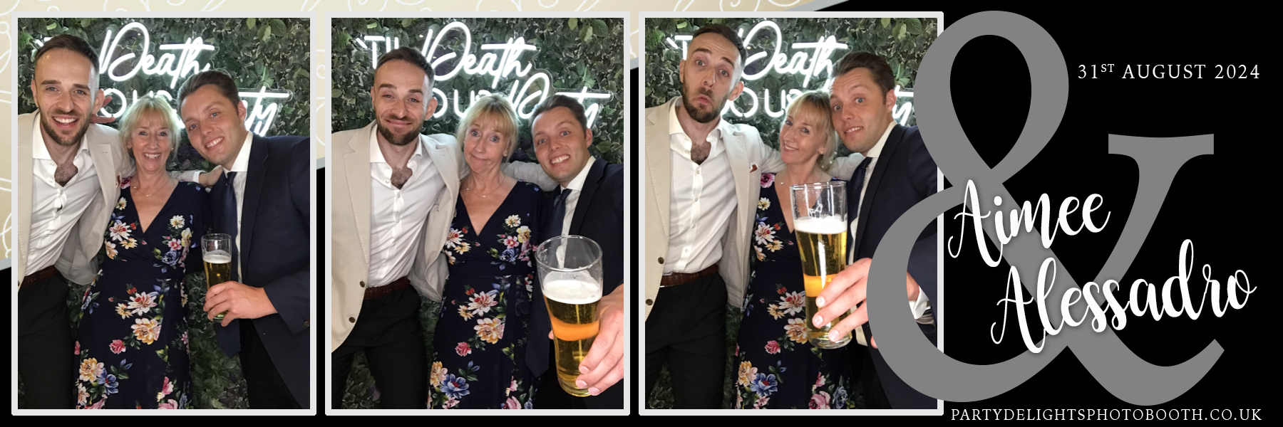 Aimee & Alex's Wedding | View more photos from the event at gallery.partydelightsphotobooth.co.uk/u/PartyDelightsPhotoBooth/Aimee-Alexs-Wedding