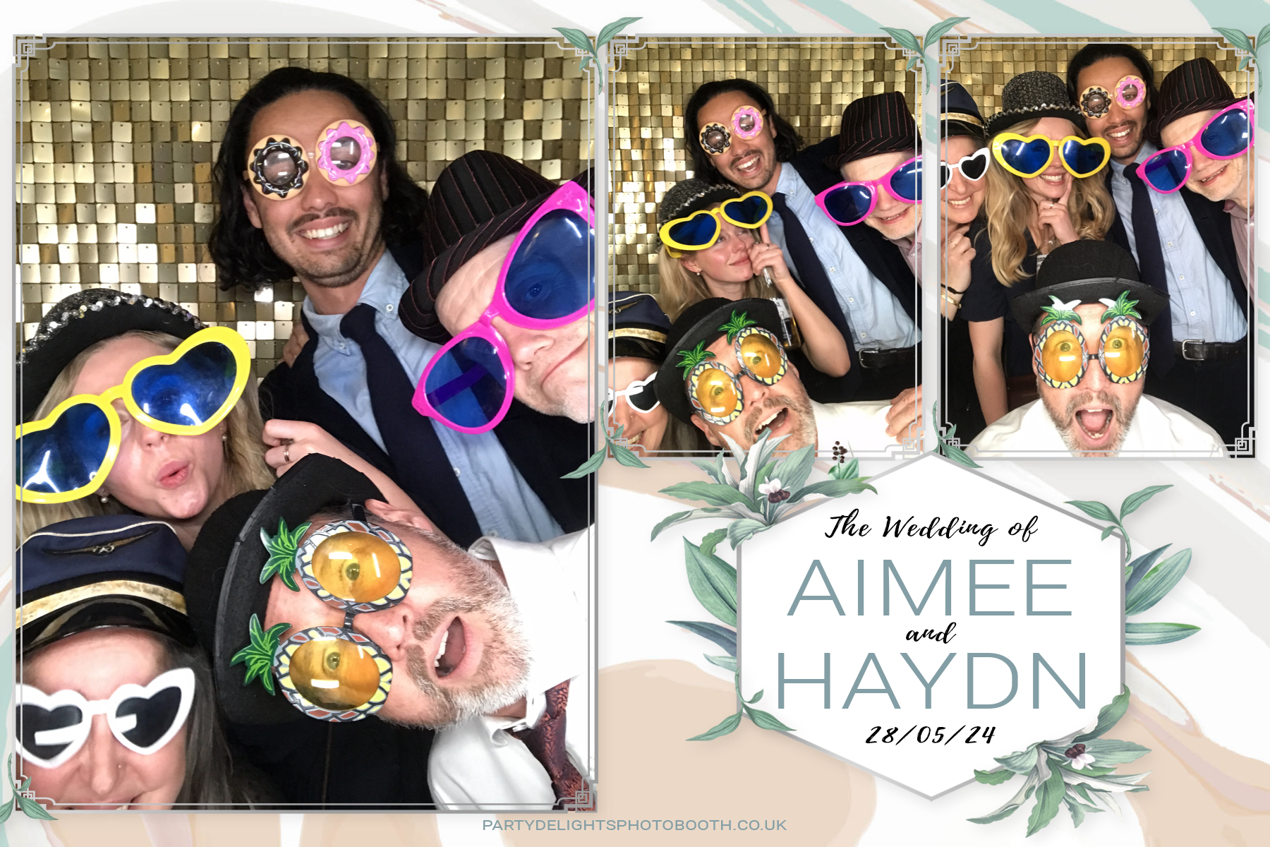 Aimee & Haydn's Wedding | View more photos from the event at gallery.partydelightsphotobooth.co.uk/u/PartyDelightsPhotoBooth/Aimee-Haydns-Wedding