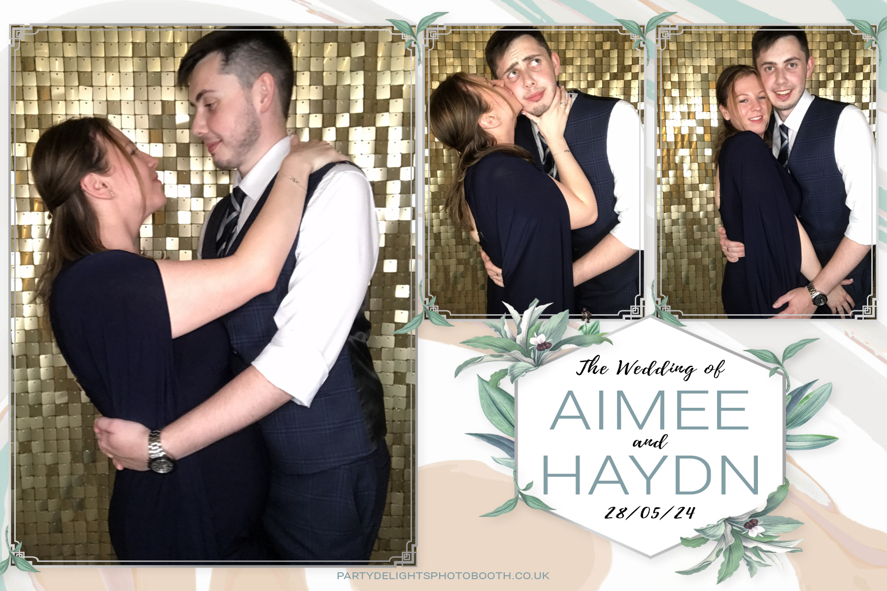 Aimee & Haydn's Wedding | View more photos from the event at gallery.partydelightsphotobooth.co.uk/u/PartyDelightsPhotoBooth/Aimee-Haydns-Wedding