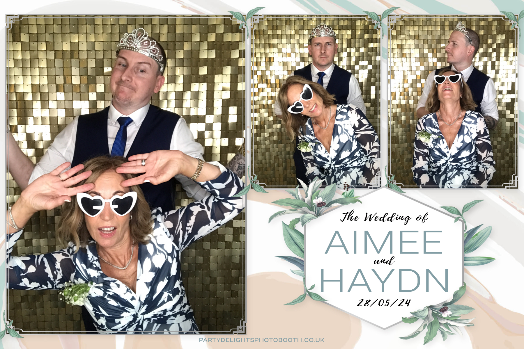 Aimee & Haydn's Wedding | View more photos from the event at gallery.partydelightsphotobooth.co.uk/u/PartyDelightsPhotoBooth/Aimee-Haydns-Wedding