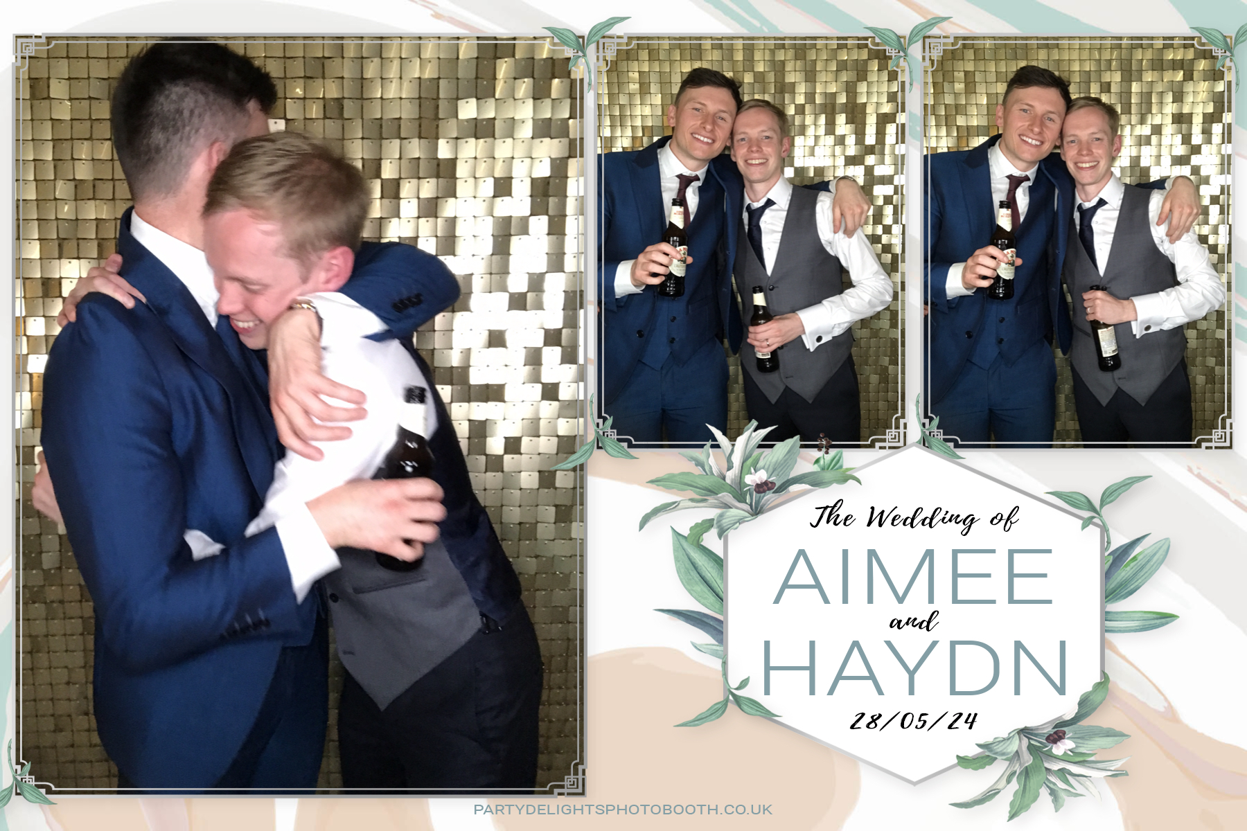 Aimee & Haydn's Wedding | View more photos from the event at gallery.partydelightsphotobooth.co.uk/u/PartyDelightsPhotoBooth/Aimee-Haydns-Wedding