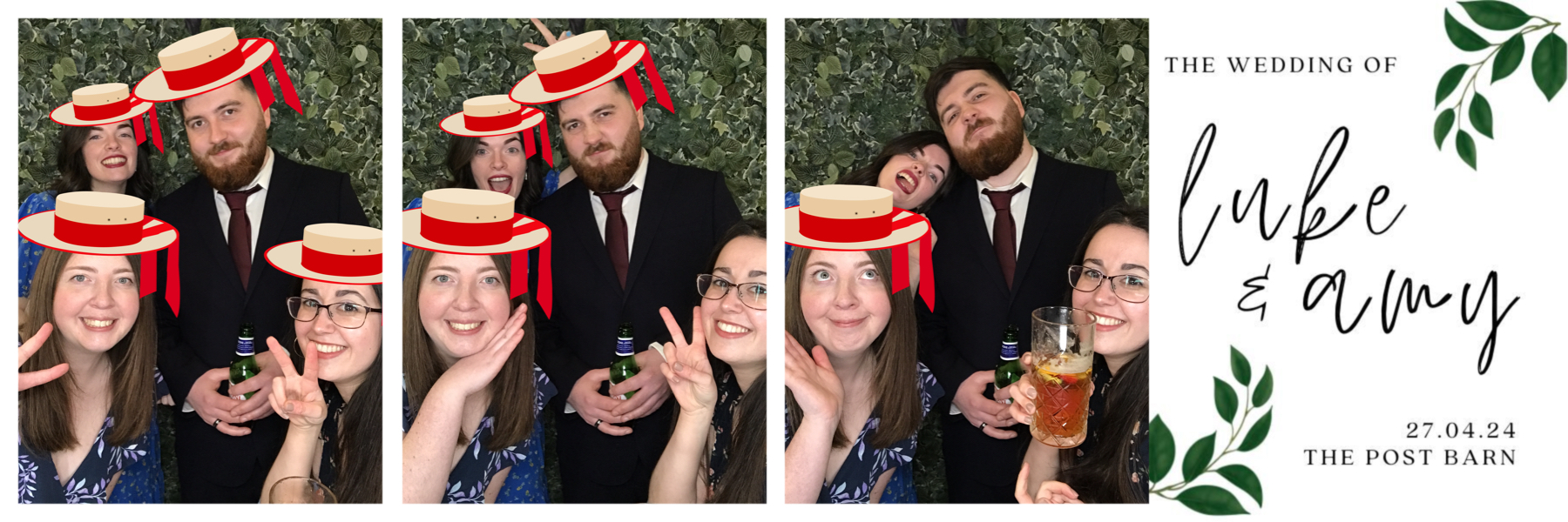 Amy and Luke's Wedding | View more photos from the event at gallery.partydelightsphotobooth.co.uk/u/PartyDelightsPhotoBooth/Amy-and-Lukes-Wedding