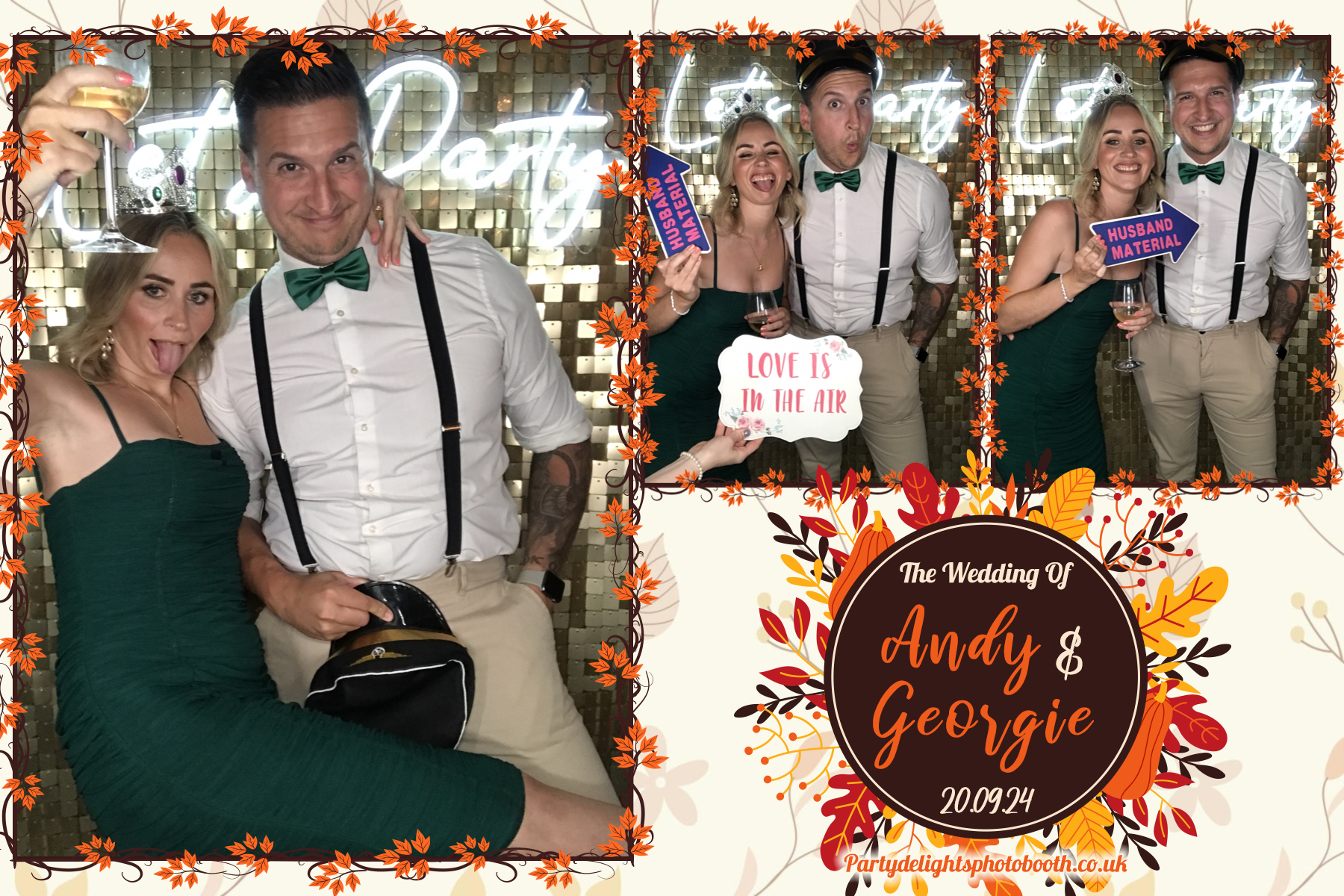 Andy & Georgie's Wedding | View more photos from the event at gallery.partydelightsphotobooth.co.uk/u/PartyDelightsPhotoBooth/Andy-Georgies-Wedding